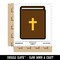 Bible Christian Cross Icon Waterproof Vinyl Phone Tablet Laptop Water Bottle Sticker Set - 5 Pack